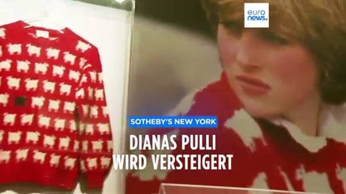 News video: Sie trug ihn mit 19: Dianas Pulli mit schwarzem Schaf wird versteigert