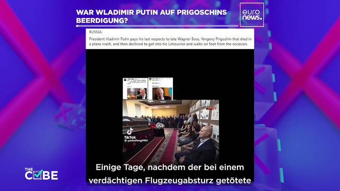 Video: Wahr oder falsch? War Putin auf der Beerdigung von Wagner-Chef Prigoschin?
