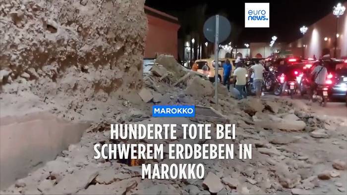 Video: Mehr als 290 Todesopfer bei Erdbeben (6,8) in Marokko - EU bietet Hilfe an