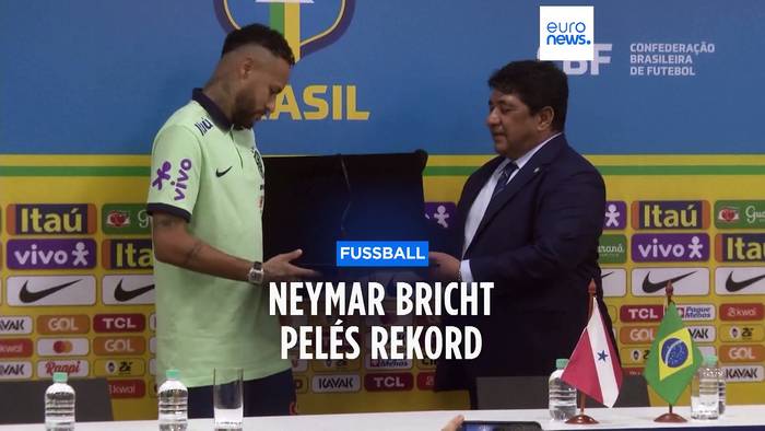 News video: Neymar übertrifft Pelés Torrekord