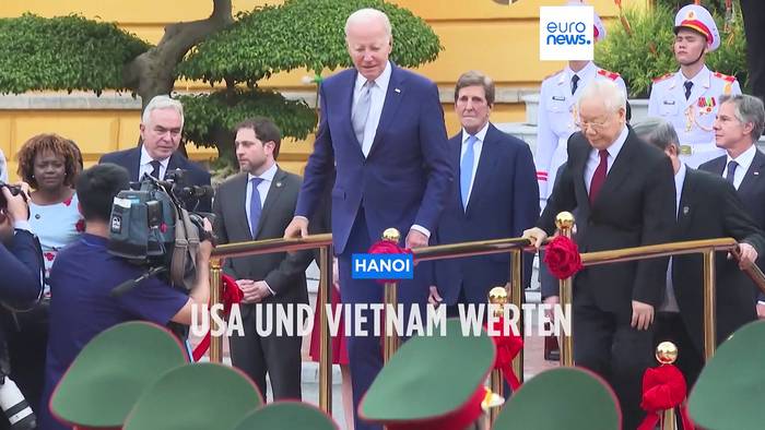 Video: US-Präsident Biden auf Kurzvisite in Vietnam