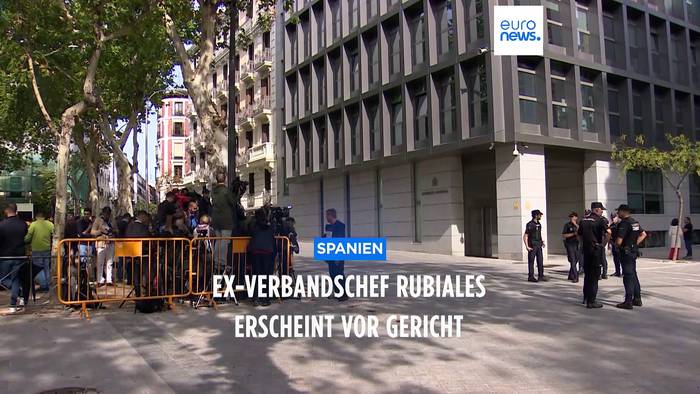 News video: Kuss-Skandal: Rubiales zur Befragung im Gericht in Madrid