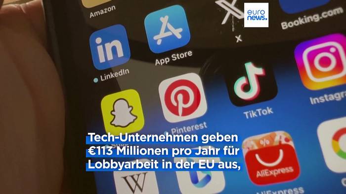 Video: Tech-Unternehmen geben jährlich 100 Millionen für EU-Lobbyarbeit aus