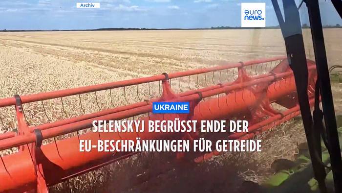 News video: Polen, Ungarn und Slowakai wollen weiterhin kein ukrainisches Getreide