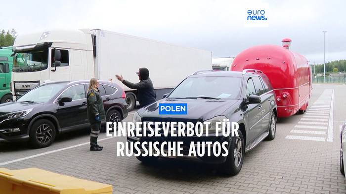 Video: Polen verbietet Einreise russischer Autos