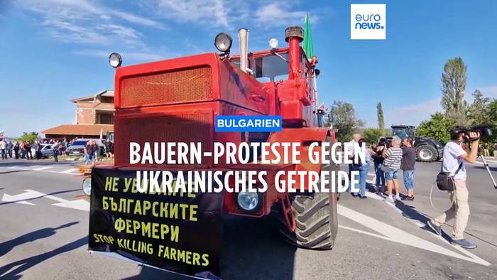News video: Bulgarien: Landesweite Bauern-Proteste gegen ukrainisches Getreide