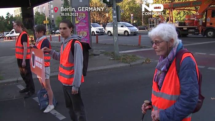 News video: Klimakleber wollen Berlin 