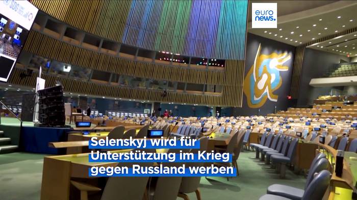 News video: Selenskyj bei der UNO in New York: Das steht für die Ukraine auf dem Spiel