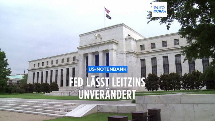 Video: Höchster Wert seit 20 Jahren: US-Notenbank lässt Leitzins unverändert