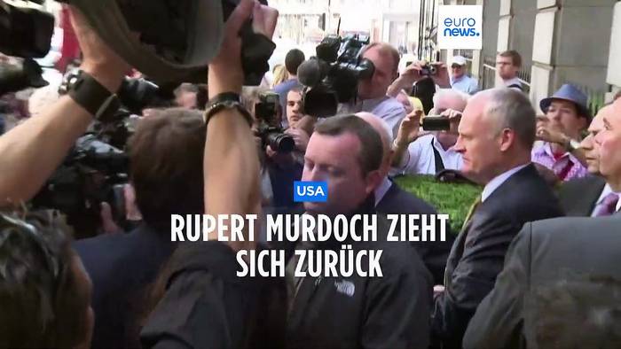 Video: Fox- und News Corp: Medienmogul Rupert Murdoch kündigt Rückzug an