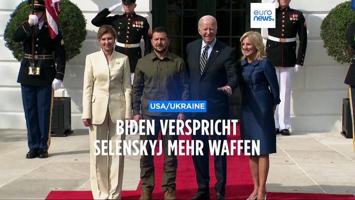 Video: Selenskyj im Weißen Haus: Biden lobt ukrainisches Volk
