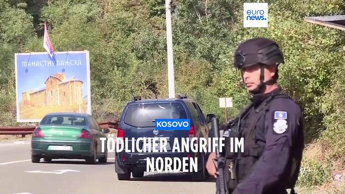 News video: Kosovarischer Polizist offenbar von serbischer Kampftruppe erschossen