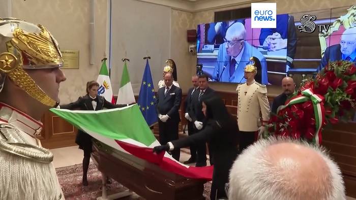 Video: Abschied von Italiens ehemaligem Staatspräsidenten Giorgio Napolitano