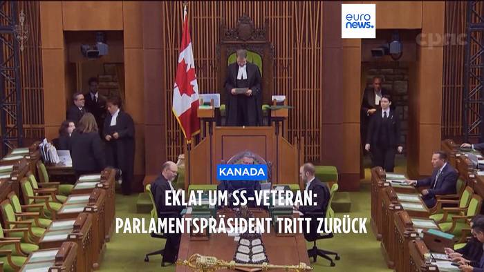 News video: Skandal um SS-Veteran: Kanadischer Parlamentspräsident Rota tritt zurück