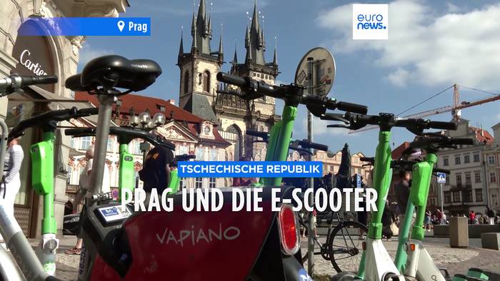 Video: 13.000 Verstöße mit E-Scootern in Prag: Kommt bald ein Verbot?