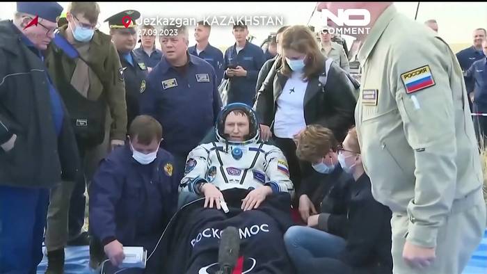 News video: Raumfahrer aus USA und Russland zurück - Längster ISS-Aufenthalt