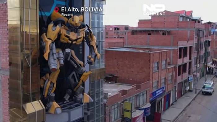 News video: Superhelden-Architektur begeistert Bolivien