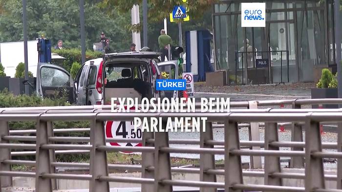 News video: Bombenanschlag im Zentrum von Ankara: 2 Tote, 2 verletzte Polizisten