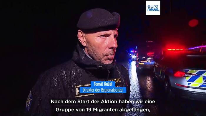 Video: Gegen Schleuser und Migranten: Tschechien führt Grenzkontrollen ein
