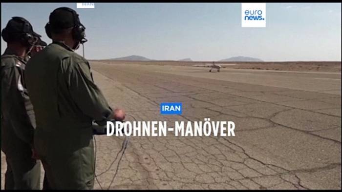 News video: 200 Drohnen getestet: Iran übt bei Militärmanöver