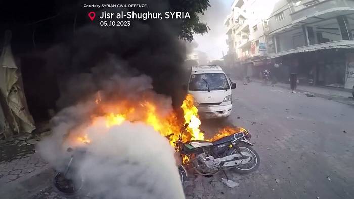 News video: Weißhelme in Syrien berichten von Angriffen in Idlib mit vielen Toten