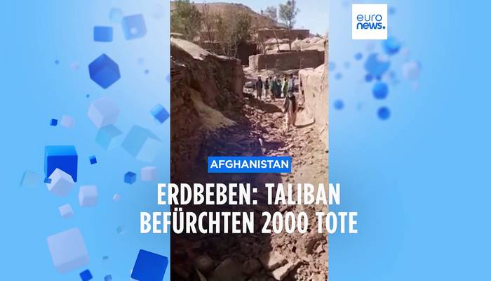 Video: Erdbeben in Afghanistan: Taliban befürchten 2000 Tote