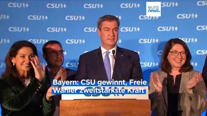 News video: Landtagswahlen in Bayern und Hessen: CDU/CSU an der Spitze, AfD legt zu, SPD und Grüne verlieren