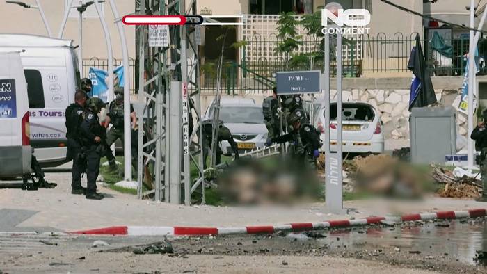 Video: Israel nach Hamas-Angriff unter Schock: Bilder des Horrors in Sderot unweit des Gaza-Streifens