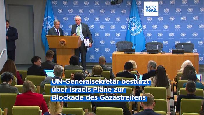 Video: UN-Generalsekretär verurteilt 