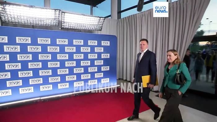 News video: Vor der Wahl in Polen: Fernsehdebatte enttäuscht Publikum