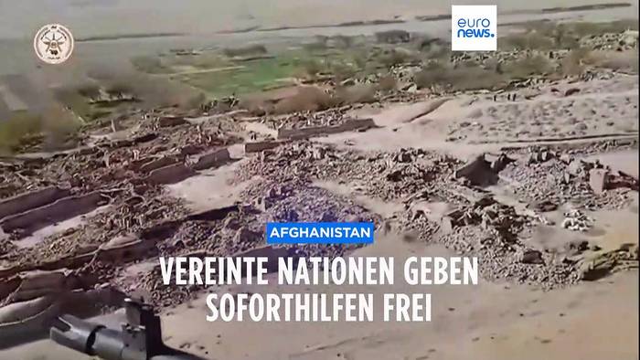 News video: Vereinte Nationen schicken Hilfe in Erdbeben-Region Afghanistans