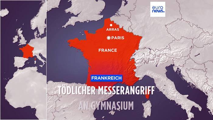 News video: Frankreich: Lehrkraft in Arras erstochen