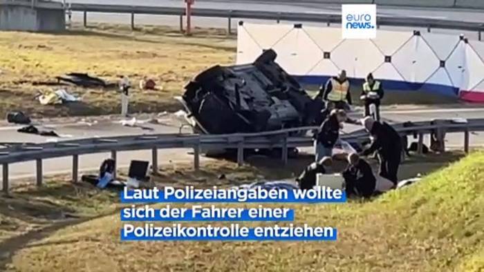 News video: Bayern: Sieben Tote bei Unfall von mutmaßlichem Schleuserauto