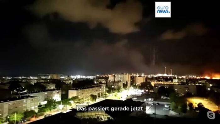 Video: Euronews-Korrespondent berichtet: So fängt Iron Dome Hamas-Raketen über Aschkelon (Video)