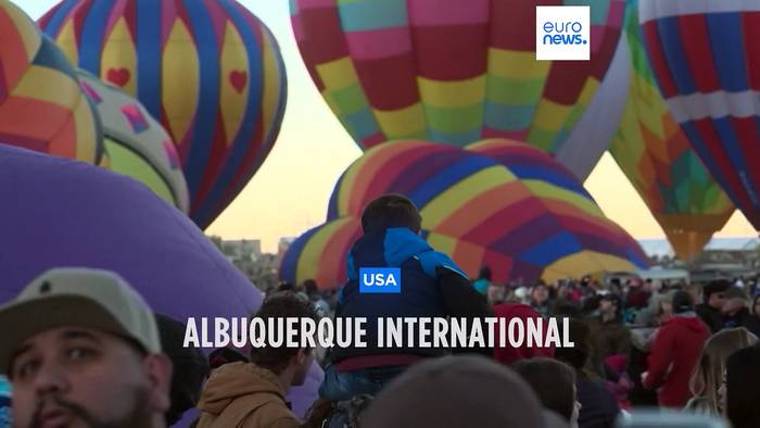 Video: Heiße Luft und los: Das Albuquerque International Balloon Festival