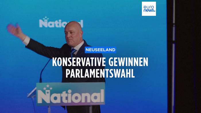 News video: Konservative gewinnen Parlamentswahl in Neuseeland