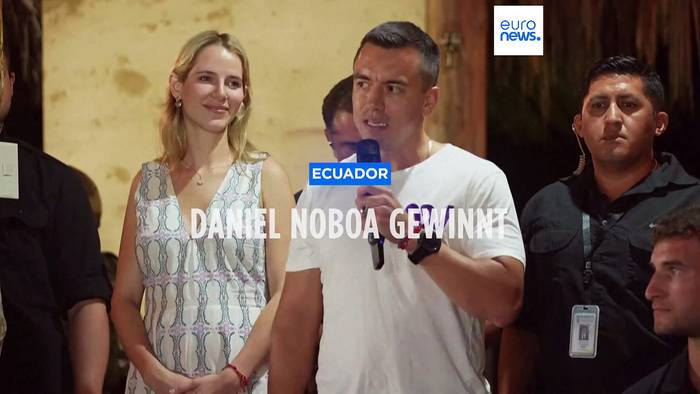 News video: Staatsoberhaupt mit 35: Daniel Noboa sagt Ecuadors Rauschgifthandel den Kampf an