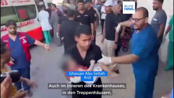 Video: Gazastreifen: Krankenhäuser werden überrannt