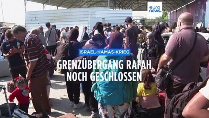 Video: Grenzübergang Rafah bleibt geschlossen