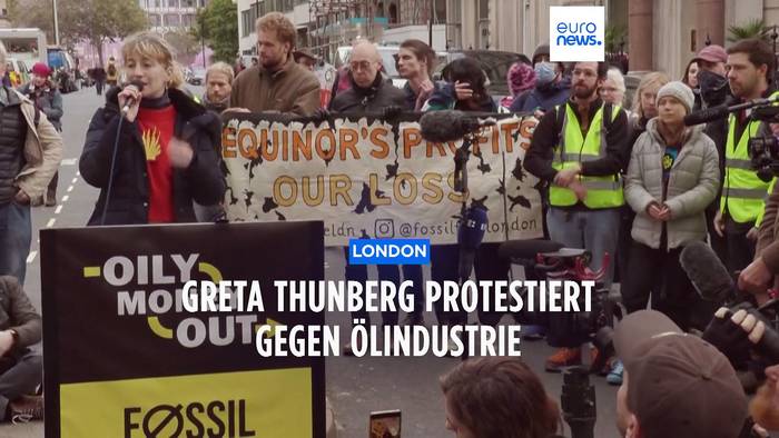 Video: Greta Thunberg gegen die Ölindustrie