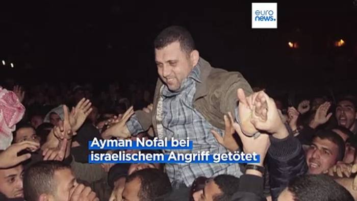 Video: Israel meldet Tötung des hochrangigen Hamas-Mitglieds Ayman Nofal
