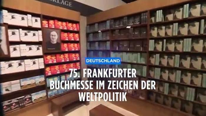Video: Frankfurt öffnet die Bücher - Slowenien ist Gastland - doch auf den Buchdeckeln steht der Krieg