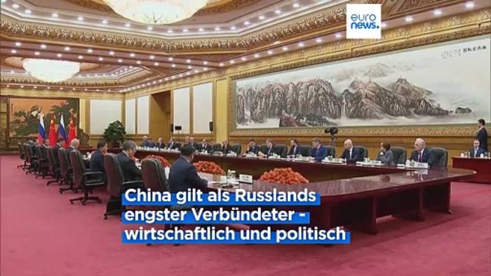News video: Xi trifft Putin in Peking: 