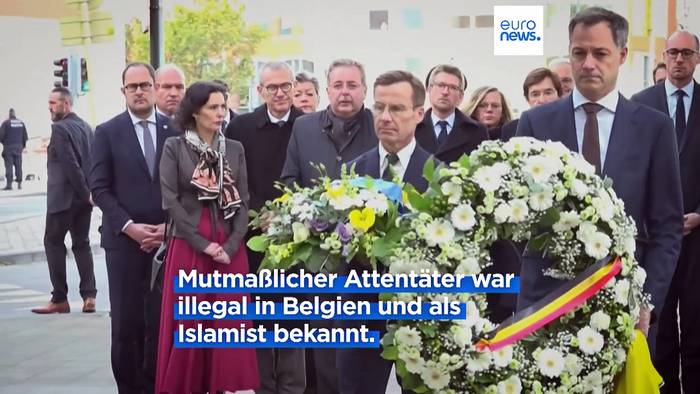 Video: Gedenken an Opfer des islamistischen Terrors in Brüssel