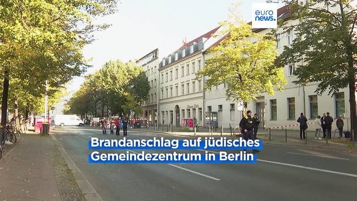News video: Brandanschlag auf Synagoge in Berlin