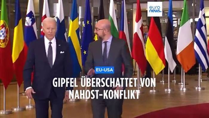 Video: Nahostkonflikt droht EU-USA-Gipfel in Washington zu überschatten