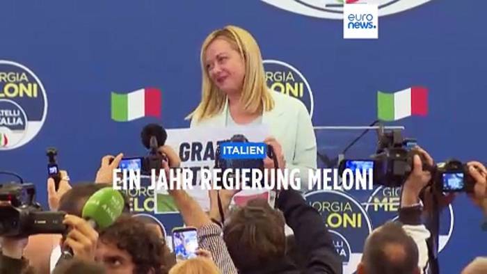 Video: Giorgia Meloni: Ein Jahr an der Spitze Italiens