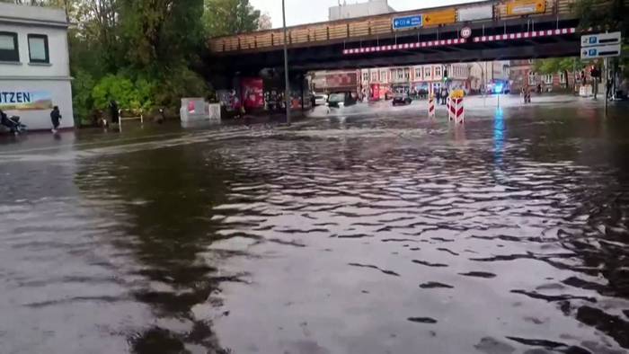 News video: Flensburg nach der Sturmflut