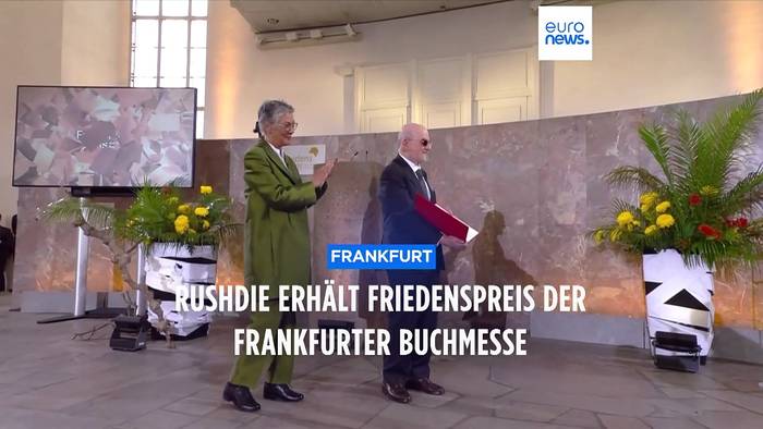 Video: Salman Rushdie erhält Friedenspreis des deutschen Buchhandels