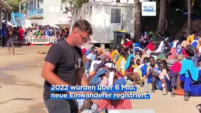 News video: Zuwanderung in OECD-Länder 2022 auf Rekordniveau